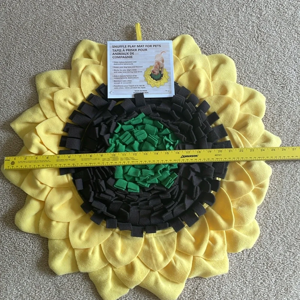 Sunflower snuffle play mat